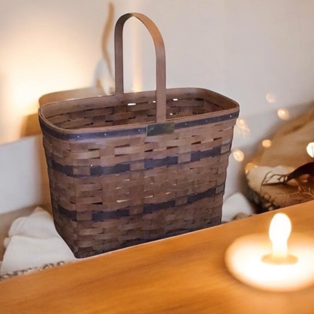 RARE HTF Longaberger 1987 Bread & Milk J W Basket Vintage ~ EUC - Picture 3 of 12